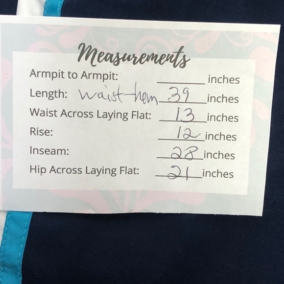 Studio Works navy blue pull on lined side stripe athletic leisure pants M - Picture 10 of 10